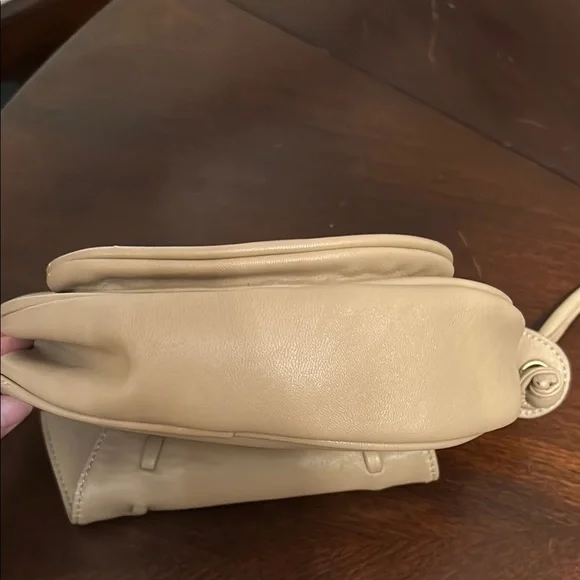 Lionel Caramel Studded Fringe Faux Leather Purse Bag Crossbody Boho - Picture 9 of 9